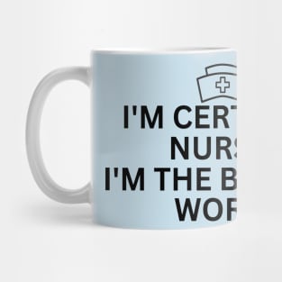 Certified Nurses Day Nurse Life with boss nurse Mug